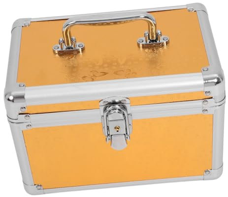 CRILSTYLEO Tool Box with Handle Makeup Organizer Box Large Tool Organizer for Portable Storage