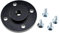 Homeet DIY Kamera Wandhalterung Flansch 50MM Desktop Halterung für Outdoor Kamera Indoor Sicherheitskamera Montagehalterung, mit 3/8” auf 5/8” Mikrofon Halter Adapter