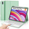 JADEMALL Tastiera per Redmi Pad Pro 2024 - Cover Tastiera con Trackpad per Redmi Pad Pro, Italiana QWERTY Tastiera Bluetooth Staccabile con Touchpad per Xiaomi Redmi Pad Pro 12.1 2024, Verde chiaro