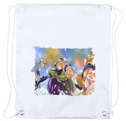 MERCHANDMANIA 1 Mochila DE Cuerdas pelicula animacion Combate Guerreros Lucha Playa Piscina Picnic Excursion Personalizada
