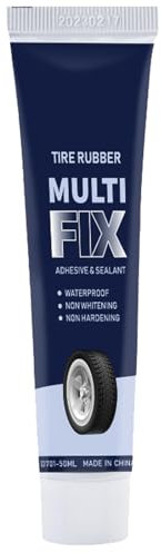 Pegamento Neumatico Impermeable y de Secado Rápido,Pegamento Impermeable para Neumáticos Sellador,Pegamento Repare Rápidamente Grietas,Cola Reparacion Neumaticos,Pegamento vulcanizante,120ml