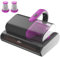 Bear Mattress Vacuum Cleaner, 15Kpa Powerful Suction & 253.7nm UV-C Surface Sanitizing Light, Dual-Container Handheld Futon Vacuum with HEPA Filter,Deep Cleans Bedding, Sofa & Pillows,Purple