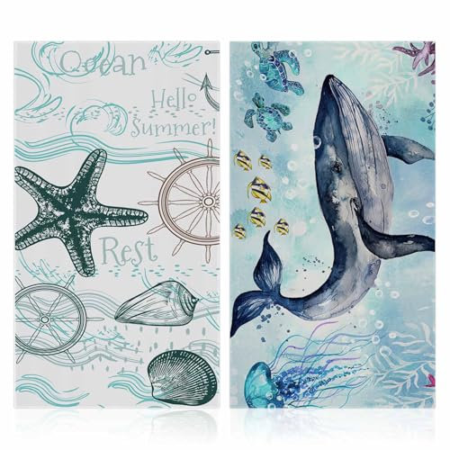 Serviette de Bain Microfibre Grande Taille,2 Pièces Drap de Plages à Séchage Rapide,Beach Towel Microfibre Portable 75 x 150cm,Serviette de Plages Anti Sable pour Piscine Camping,Voyage,Yoga Sports