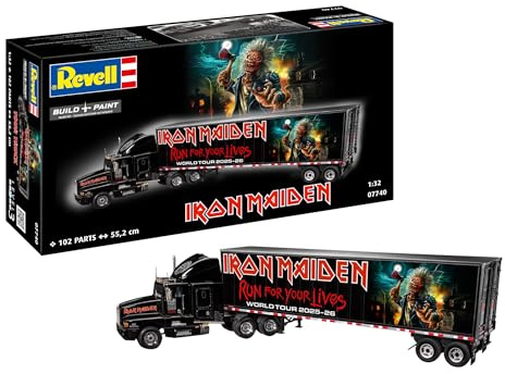 Revell 07740 Tour Truck Iron Maiden (50th Anniversary) 1:32 Scale Unbuilt/Unpainted Plastic Model Kit