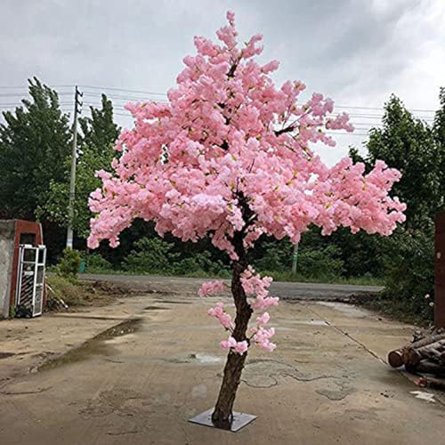 AityBuy Cerisiers Artificiels Pleureurs, Cerisier Réaliste, Simulation De Cerisier, Fausse Plante Réaliste, Arbre à Souhaits 0.8×0.6m