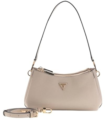 GUESS Schultertasche Umhängetasche Noelle II 3 Comp Shoulder Xbody Taupe