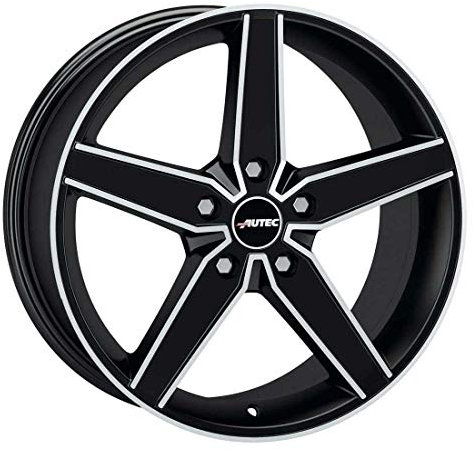 AUTEC Delano Schwarz matt poliert 8,5x20 ET45 5.00x108.00 Hub Bore 70.00 mm - Alu felgen