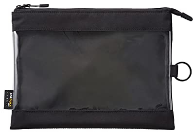 LIHITLAB LIHIT LAB F7573-24 Klarsichthülle, A5, Schwarz