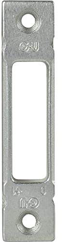GU Schließteil f. Secury f. Massiv-Automatic-Riegel,Stulp 16mm,verzinkt silber