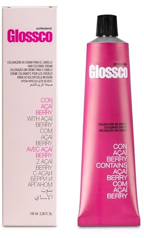 GLOSSCO PROFESSIONAL - Tinte Pelo Glossco 5.7 Chocolate Puro, 100 ml, Coloración Permanente en Crema, con Açaí Berry y Aceite de Argán, Cobertura Total, Brillo y Color Intenso, Mayor Duración