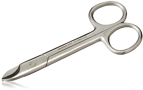 Manicare Toenail Scissors, Professional Japanese Stainless Steel, Sharp Tips, Trims And Cuts Toenails, Heavy Duty For Tough Thick Nails, Chiropody, Podiatry, Multi-Purpose Beauty Scissors
