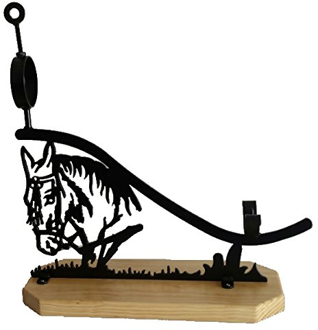 Rustiluz Jamonero de forja con Cabeza de Caballo.
