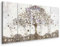 murando - Quadro Gustav Klimt 150x60 cm 5 Pezzi Stampa su tela in TNT XXL Immagini Moderni Murale Fotografia Grafica Decorazione da Parete Quadri Componibili Albero Astratto Beige l-A-0009-b-p