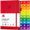 Agenda Clever Fox - Pianificatore Agendina Calendario Giornaliera e Settimanale per Produttività, Successo e Raggiungere gli Obiettivi - Diario Quotidiano e Settimanale, Rosso (senza date), A5