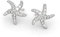Jeulia Damen ohrringe silber 925 stecker Seestern Ohrstecker Jubiläums -Valentinstag für Frau/Freundin/Mädchen mit Geschenkbox