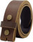 Ashford Ridge 40mm Gürtel aus Vollnarbenleder mit Druckknöpfen - Braun mit Messing Nieten - 100cm (115cm Gesamtlänge)