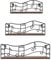 EYMPEU Wandregale aus Holz und Metall, 3er Set, rustikale Schweberegal mit originellem Musiknoten-Design, Schweberegal für Küche, Bad, Büro, Wohnzimmer, Aufbewahrung und Organisation