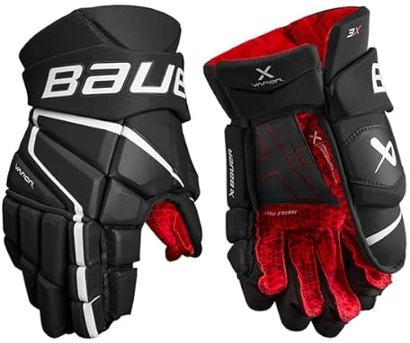 Bauer Vapor 3X Handschuhe Intermediate, Größe:13 Zoll, Farbe:schwarz/weiß