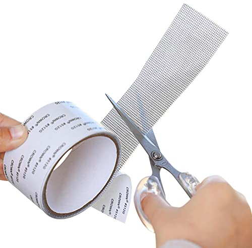 Gusengo Fliegengitter Reparatur Set, Fenstergitter Reparaturband, Fliegengitter Reparatur Klebeband, Moskitonetz Band Für Repariere Fenster Und Türen, Wasserdichtes, Für Fenstergitter Und Gittertüren