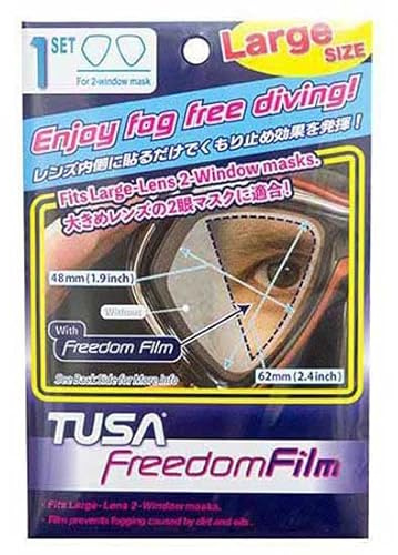 TUSA TA0803 Anti-Fog Film - Twin Lens (Large) TA0803 Anti-Fog Film - Twin Lens (Large)