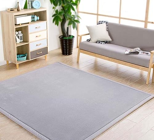Dmkjdzsw korallen Samtmatte, Kinderteppich, Krabbelmatte Weiche für Babys, Teppich Für Kinderzimmer