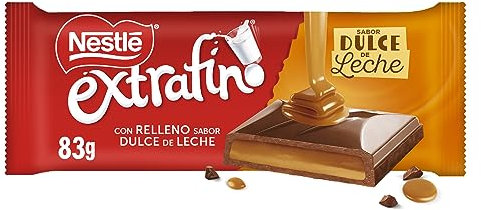 NESTLÉ EXTRAFINO tableta chocolate con leche y Dulce de Leche 83 g