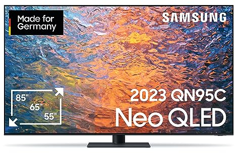 Samsung Neo QLED 4K QN95C 65 Zoll Fernseher (GQ65QN95CATXZG), Neo Quantum HDR+, Infinity One Design, Neural Quantum Prozessor 4K [2023]