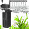 AQQA Aquarium Filter, 4 en 1 Starke Strömung Aquarium Filterpumpe, 450L/H Einstellbarer Aquarium Innenfilter für Tank bis zu 120L (12W)