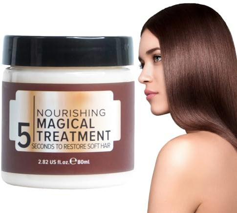 Vikada Nährende Reparatur-Haarmaske, Wunder-Haarmaske, Reparierende Haarcreme, Keratin-Wunder-Haarmaske, Repariert geschädigte Haarwurzeln in 5 Sekunden