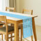 WEDNOK Taufe Tischläufer 600x30cm Kommunion Tischdecke Silbern Glitzer Fische Blau Tischband Konfirmation Tischdekoration Erstkommunion Tischdeko für Junge Mädchen