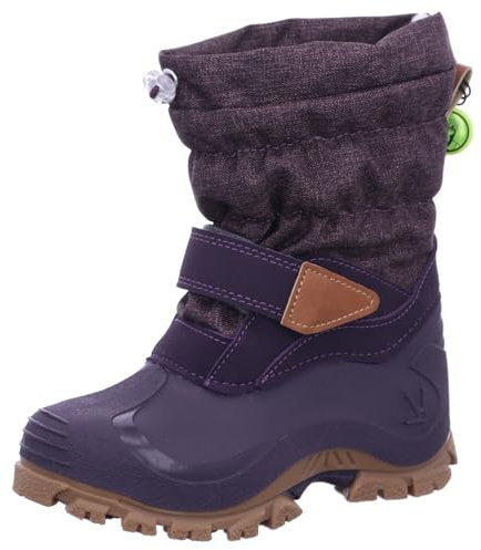 Lurchi 63L6013002 Schneestiefel, aubergine, 27 EU