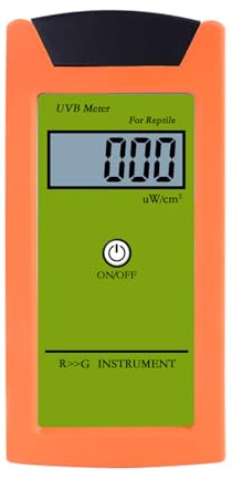 Mulcort Hochpräziser UVB-Tester, 0-1999 UW/cm², professioneller digitaler UVB-Detektor, UVB-Testgerät für Reptilien
