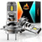 FREERAP H7 Led Headlight Bulb, 26000LM 6500K White Light, 500% Super Brighter H7 LED Light with fan, Plug and Play,Built-in Turbo Fan Exterior Bulb, Pack of 2