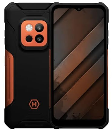 Hammer Construction 2 Thermal Smartphone ultrarresistente IP69 con termómetro y telémetro láser, 8+8GB RAM, Android 14, cámara Potente de 108mpx, batería de 6500mAh con función powerbank, 256GB/1TB