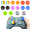 LYQNIHOB 16PCS Tappi in Silicone per Controller, Copertura Pulsanti per Grip Joystick PS5/PS4/PS3, Protezione Thumbstick in Silicone, Cap Gommini