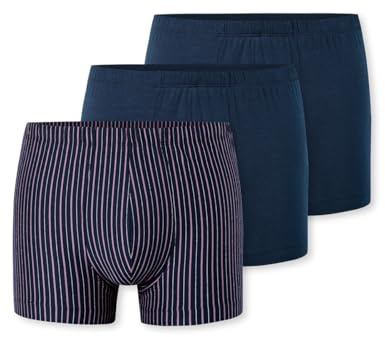 Schiesser Herren 3 PACK Unterwäsche Shorts mit weichem Bund Bio Baumwolle Multipack - 95/5 Organic