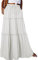 Byoauo Damen Casual Rock Langer Blumen Boho A-Linie Höhe Taille mit Taschen Midi Maxi-Rock Sommerrock