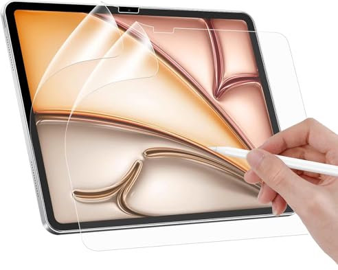 Tasnme 2-Pack Paper Screen Protector for iPad Air 13 inch (M3/M2, 2025/2024), Matte PET Film for iPad Pro 13 (M4), Drawing & Writing like on Paper Anti-Glare & Anti-Fingerprint