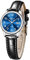 Taxau Schwarzes Lederarmband Damenuhr Uhr Blaues Zifferblatt Wasserdichtes Damen Armbanduhr Mit Datumsanzeige Lässig Geschäftlich Quarzwerk Watches for Women