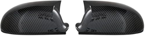 ATTLGR 1 Paar Auto Spiegelkappen für Passat B6Typ 3C MK5 GTI Jetta 2005-2010,Seite Flügel Rückspiegel Abdeckung,Links Rechts Tür Außenspiegelkappe Gehäuse Ersetzen Zubehör