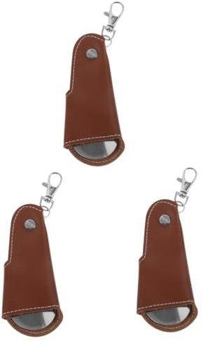 Holibanna 3 Stück Schuhlöffel Schlüsselanhänger Schlüsselhalter Für Wand Reise Schuhlöffel Ring Schlüsseletui Hörner Extra Schuhlöffel Karabiner Schlüsselanhänger Griff Schuhlöffel Für