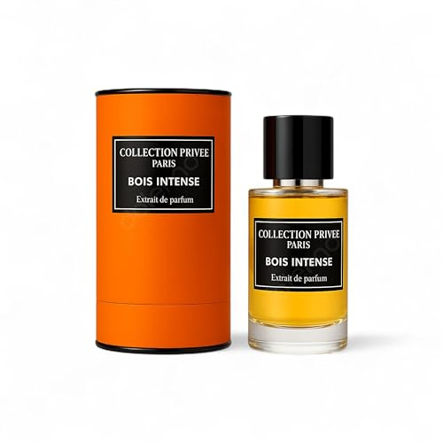 Collection Privée Bois Intense Parfüm 50 ml – Eau de Parfum EdP für Herren mit holzigen Noten aus Iris, Weihrauch, Leder & Honig Eleganter, intensiver Duft Langanhaltend Made in France Luxus Orange