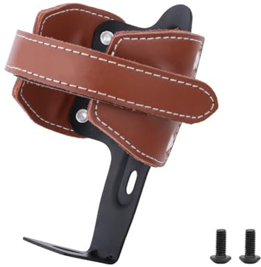 Qusinfc Vintage Bike Water Bottles Holder Leather Cage Strap Seatpost Fork Frame For Stability And Convenience Retros Bicycles Cage