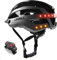 Livall MT1, smarter Fahrradhelm mit kabelloser Lenker-Fernbedienung für Abbieg-Signal hinten und an den Seiten, integriertem Mikrofon, und Bluetooth-Lautsprecher L Grey&Black