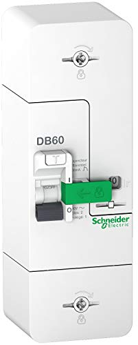 Schneider Electric - Resi9 DB60 - Disjoncteur Branchement - 1P+N - 15/30/45A 500mA - diff inst. - R9FT645