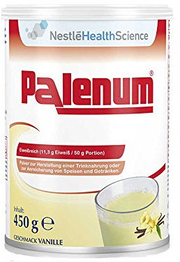 Nestle Trinknahrung Palenum® Pulver, Vanille, 450 g, 6 Dosen**G