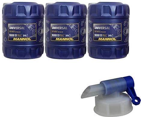 60L MANNOL Universal 15W-40 API SN/CH-4 Öl Motoröl MN7405-20 inkl. Auslaufhahn