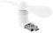 Promotech Mini USB Fan for Mobile Phone, Laptop, Tabler or PC with USB/micro-USB Connector (White)