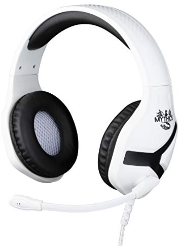 Konix Mythics Kabelgebundenes Gaming-Headset Nemesis für PS5 - Mikrofon - 1,5 m Kabel - 3,5 mm Klinkenstecker - Weiß und Schwarz