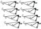 Selections Ornate Hanging Basket Brackets for Concrete Fence Posts (Pack of 8)